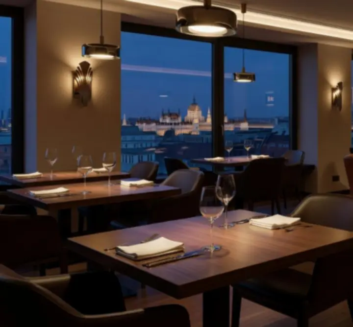 Elegáns esti hangulat a A QUOI TU JOUES éttermében és Poker Lounge-jában.